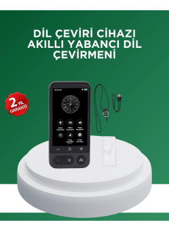 139 Dil Destekli Taşınabilir Sesli Çevirmen Cihazı