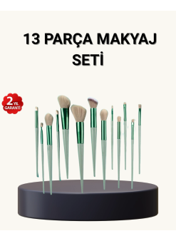 13’lü Yumuşak Kıllı Makyaj Fırça Seti – Profesyonel Kalite, Hassas Ciltlere Uygun