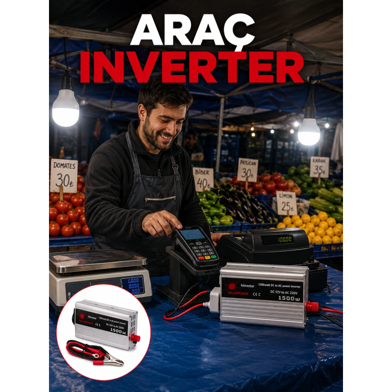 1500w Araç İnvertörü Güçlü Priz Çıkış 1500w Araç İnvertörü Güçlü Priz Çıkış