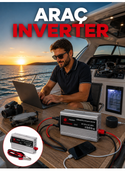 1500w Yüksek Güç Çıkışlı Araç Inverter