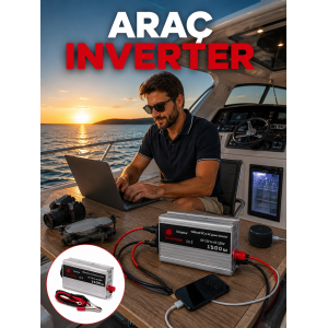1500w Yüksek Güç Çıkışlı Araç Inverter