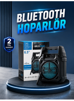 15w Güçlü Ses Çıkışlı Bluetooth Hoparlör Fm Radyo Ve Mikrofon Destekli