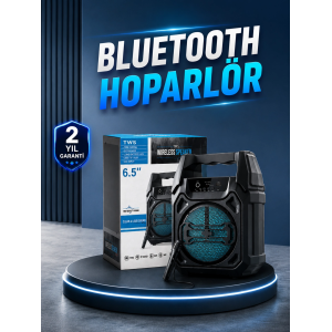 15w Güçlü Ses Çıkışlı Bluetooth Hoparlör Fm Radyo Ve Mikrofon Destekli