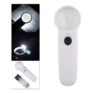 15x Çok Fonksiyonlu 2 Led Işıklı Taşınabilir El Büyüteç