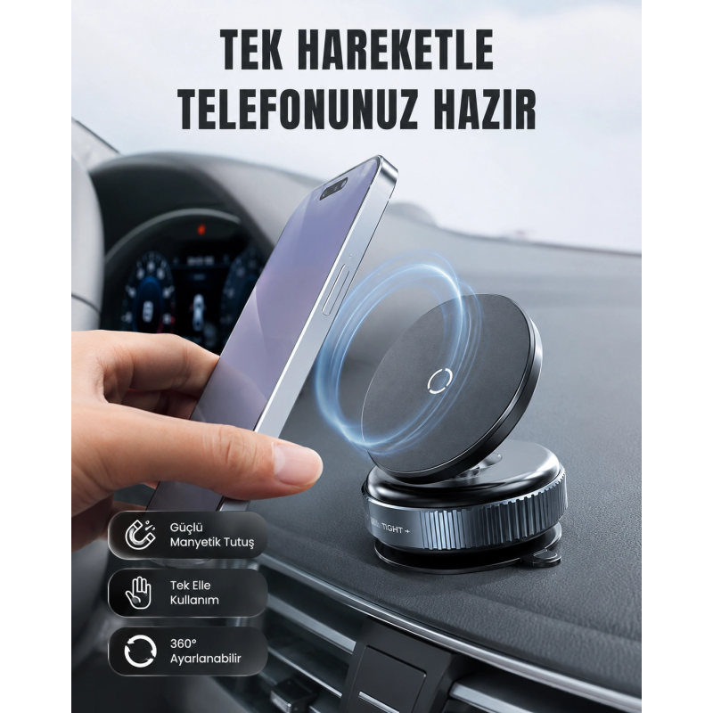 16 Mıknatıslı Araç Telefon Tutucu Kaymaz Ve Güvenli 16 Mıknatıslı Araç Telefon Tutucu Kaymaz Ve Güvenli