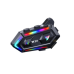 16 Mod Rgb Işıklı Motosiklet Intercom Çift Telefon Destekli