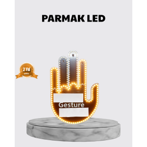 176 Led’li Amber Trafik Uyumlu Sinyal Işığı – El Hareketiyle Kontrol