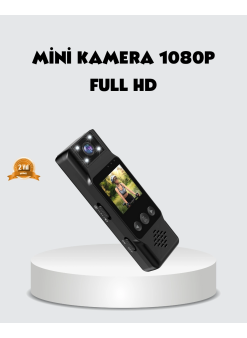 180 Derece Dönebilen Mini Kamera Full Hd Tft Ekran Hareket Sensörlü