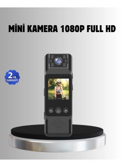 180° Döner Lensli Mini Kamera 1080p Full Hd Hareket Algılama 1200mah
