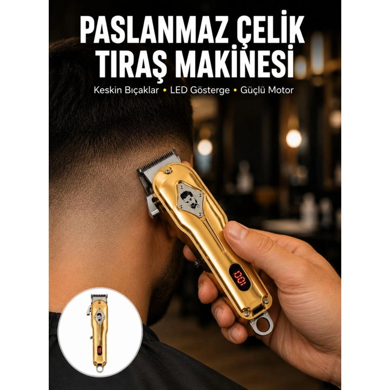 1800 Mah Bataryalı Uzun Kullanım Süreli Şarjlı Tıraş Makinesi Yeni Nesil 1800 Mah Bataryalı Uzun Kullanım Süreli Şarjlı Tıraş Makinesi Yeni Nesil