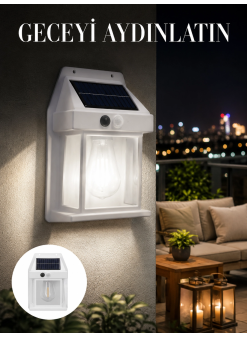 1800 Mah Pilli Solar Duvar Aydınlatma Yeni Nesil