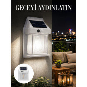 1800 Mah Pilli Solar Duvar Aydınlatma Yeni Nesil
