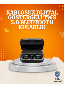 1800 mah Güçlü Şarj Kutusu İle Bluetooth Kulaklık Seti