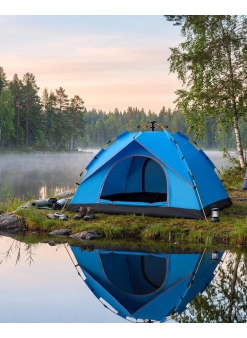 2 3 Kişilik Otomatik Kamp Çadırı Su Geçirmez Outdoor Pratik Kurulum