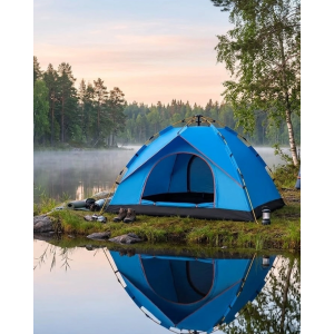 2 3 Kişilik Otomatik Kamp Çadırı Su Geçirmez Outdoor Pratik Kurulum
