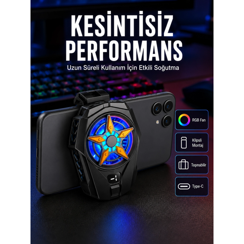 2 Kademeli Hız Ayarlı Taşınabilir Telefon Soğutucu Yeni Nesil 2 Kademeli Hız Ayarlı Taşınabilir Telefon Soğutucu Yeni Nesil