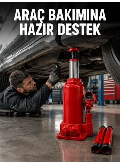 2 Ton Hidrolik Kaldırma Gücü İle Güvenli Araç Desteği