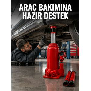 2 Ton Hidrolik Kaldırma Gücü İle Güvenli Araç Desteği