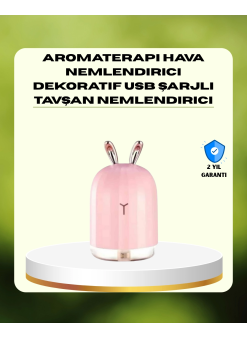 200 Ml Ultrasonik Aroma Difüzör Ve Hava Nemlendirici Gece Lambalı