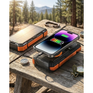 20000 Mah Powerbank Güneş Enerjili Kablosuz Şarj Hızlı Şarj Taşınabilir Batarya (kopya)