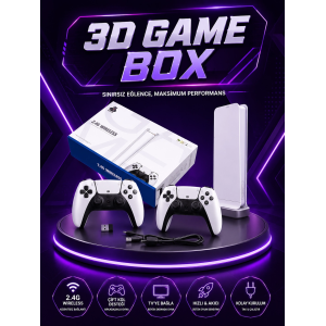 20.000 Yüklü Oyunlu Kablosuz Retro Oyun Konsolu 4k Destekli