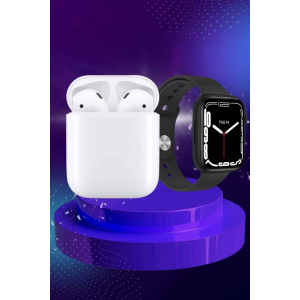 2025 Model Akıllı Saat Ve 2.nesil Tws Bluetooth Kulaklık Anc Özelliği Amoled Ekran
