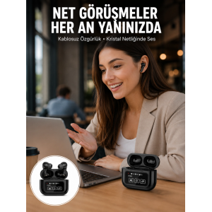 2025 Model Bluetooth Kulaklık Dokunmatik Ekran Yüksek Ses Kalitesi Yeni Nesil