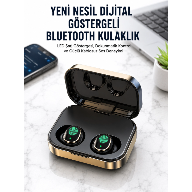2025 Model Bluetooth Kulaklık Telefon Şarj Edebilen Çağrı Cevaplama Dijital Göstergeli 2025 Model Bluetooth Kulaklık Telefon Şarj Edebilen Çağrı Cevaplama Dijital Göstergeli