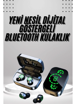 2025 Model Bluetooth Kulaklık Telefon Şarj Edebilen Çağrı Cevaplama Dijital Göstergeli