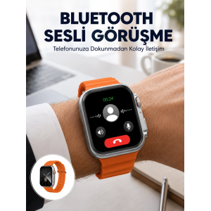 2025 Model Gelişmiş Özellikli Nabız Sensörlü Spor Takibi Yapabilen Titreşimli Saat Yeni Nesil