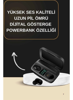 2025 Yeni Model Bluetooth Kulaklık Stereo Tws Kulaklık 5.0 Bluetooth Yüksek Ses Kaliteli
