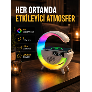 2025 Yeni Seri 15w Kablosuz Şarjlı Led Atmosfer Lambası