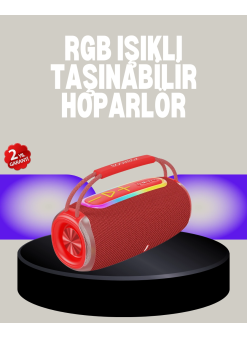 20w Kablosuz Bluetooth Hoparlör Rgb Işık Efektli Usb/sd/aux Destekli