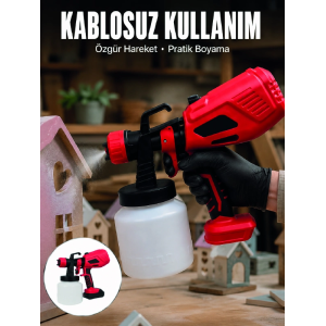 21v Güçlü Motor İle Profesyonel Boyama Performansı