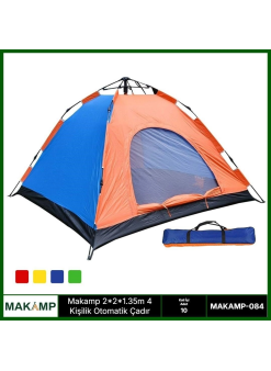 2.2*2.5*1.35m 6 Kişilik Otomatik Çadır
