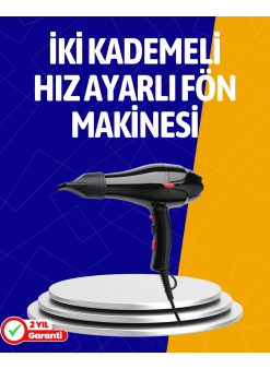 2200w Güçlü Motorlu Ergonomik Fön Makinesi