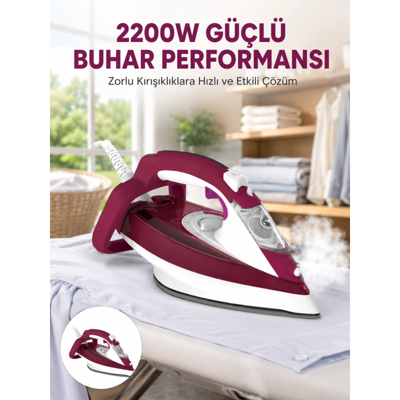 2200w Seramik Kaplama Es Tasarımı 360 Derece Dönebilir Kablosu 2200w Seramik Kaplama Es Tasarımı 360 Derece Dönebilir Kablosu