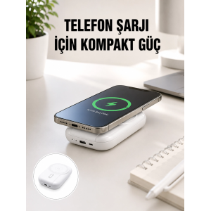 22.5w Süper Hızlı Şarjlı Çok Fonksiyonlu 10000 Mah Powerbank Yeni Nesil