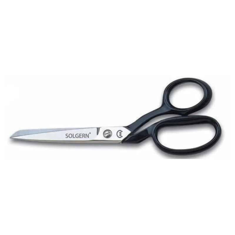 232-8 Tekstil / Yatık Regula Makası No: 8 İnç / 20,32 Cm - Nikel Kaplama, Siyah Saplı 232-8 Tekstil / Yatık Regula Makası No: 8 İnç / 20,32 Cm - Nikel Kaplama, Siyah Saplı