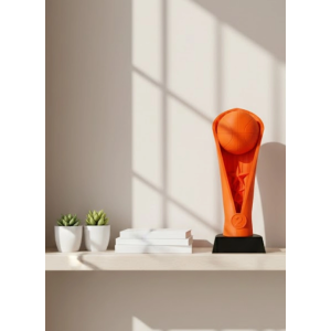 23cm Turuncu Basketbol Kupa Biblo Modern Ödül Dekor Ürünü