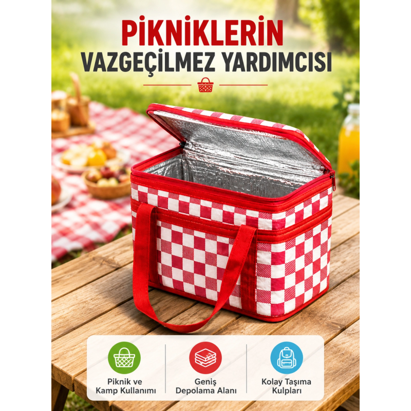 25 Litre Geniş Hacimli Termos Çanta Dayanıklı Fermuarlı Isı Korumalı Taşıma Çantası 25 Litre Geniş Hacimli Termos Çanta Dayanıklı Fermuarlı Isı Korumalı Taşıma Çantası