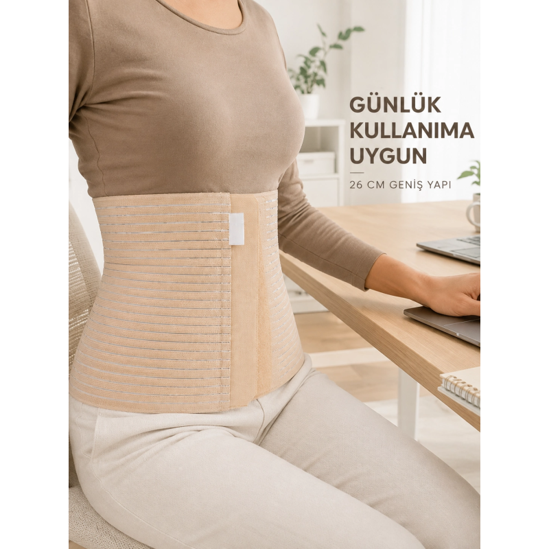 26 Cm Karın Korsesi 4 Kademeli Ayarlanabilir Abdominal Bel Destek Korsesi 26 Cm Karın Korsesi 4 Kademeli Ayarlanabilir Abdominal Bel Destek Korsesi