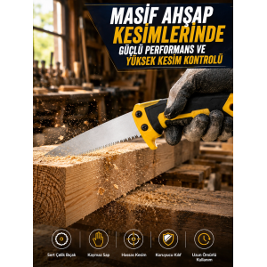270 Mm Düz Bıçaklı Bahçe Budama Testeresi Kılıflı