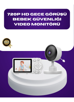 2.8 İnç Ekranlı Bebek Kamerası Gece Görüşlü Ve Sesli İletişim