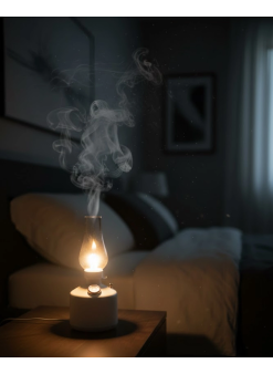 280 Ml Retro Tasarım Led Işıklı Usb Nemlendirici Aroma Difüzör