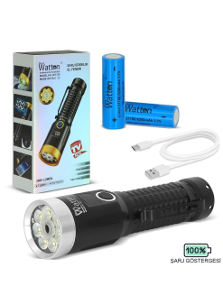 2800 Lümen Özel Seri Yeşil Lazer Özellikli Mıknatıslı  Wt-735