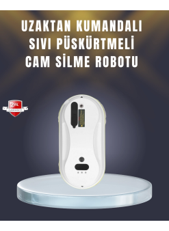 2800 Pa Güçlü Emişli Akıllı Cam Temizleyici Robot