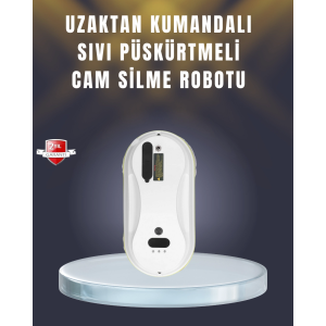 2800 Pa Güçlü Emişli Akıllı Cam Temizleyici Robot
