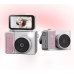 2k Mini Dijital Retro Video Kamera Flaşlı Dijital Vlog Mini Fotoğraf Makinesi Türkçe Menü Pembe 2k Mini Dijital Retro Video Kamera Flaşlı Dijital Vlog Mini Fotoğraf Makinesi Türkçe Menü Pembe