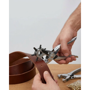 2li Kemer Delme Atı Deri Delik Açma Pensesi Çok Amaçlı Kullanım